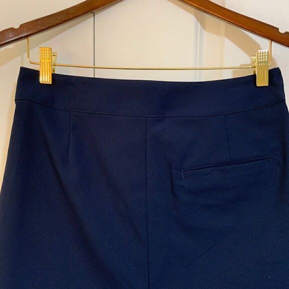 Puma Way 1 Navy Blue Button Front Cotton Tennis Golf Skort Pockets Size 2 - Picture 6 of 11